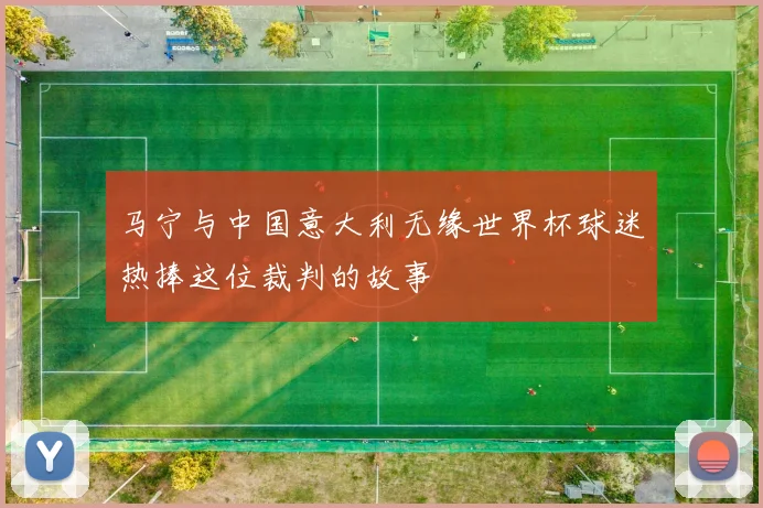马宁与中国意大利无缘世界杯球迷热捧这位裁判的故事